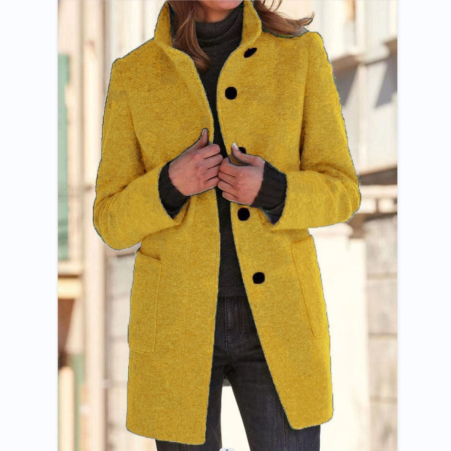 Anna | Cappotto da donna con collo alto