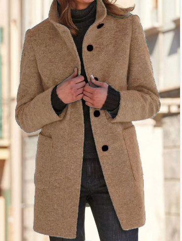 Anna | Cappotto da donna con collo alto