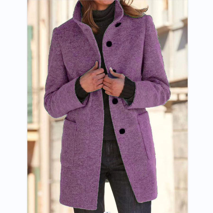 Anna | Cappotto da donna con collo alto