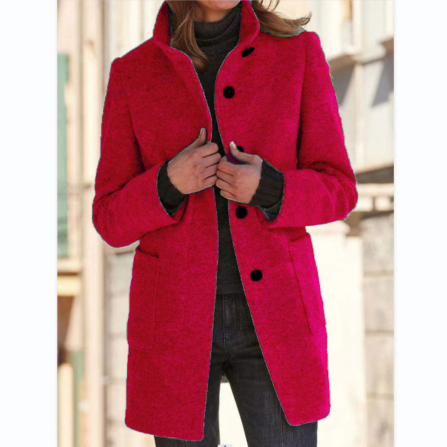 Anna | Cappotto da donna con collo alto