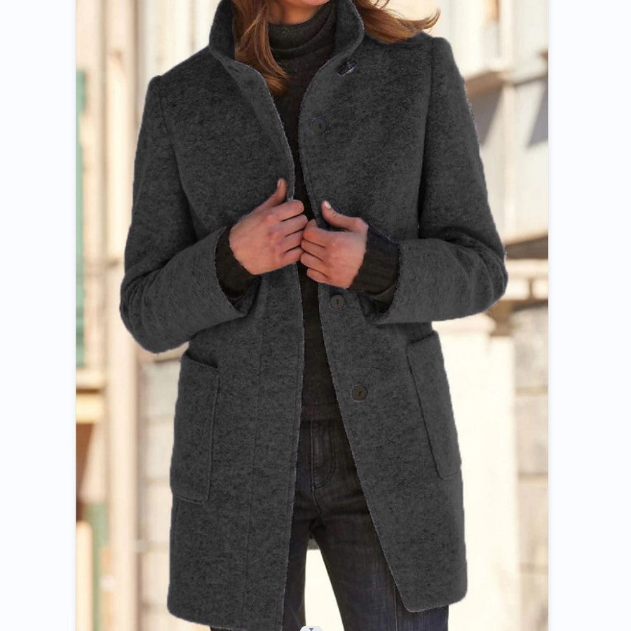 Anna | Cappotto da donna con collo alto