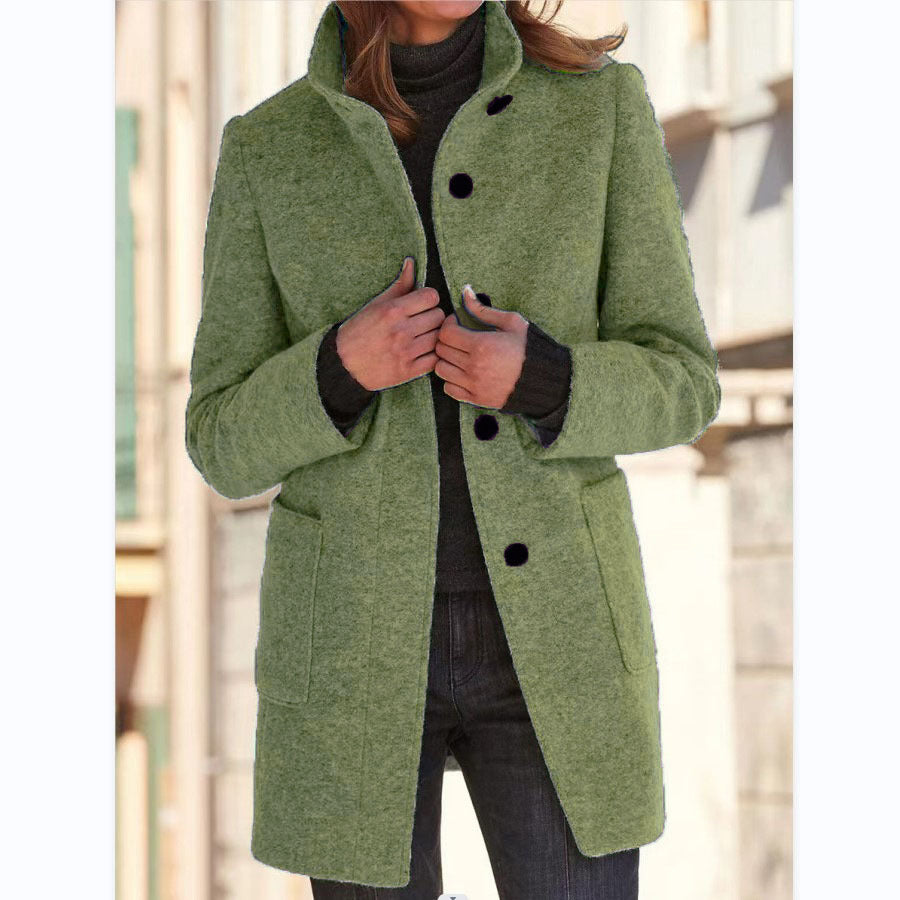 Anna | Cappotto da donna con collo alto