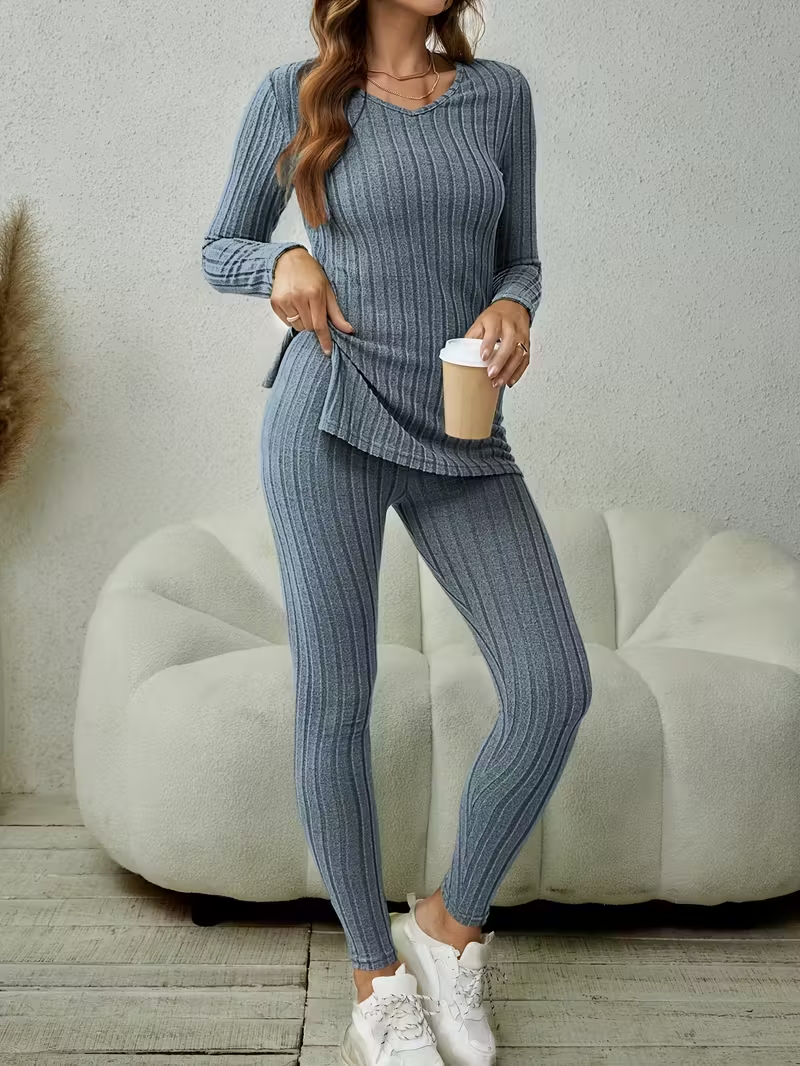 Set due pezzi Julia a coste