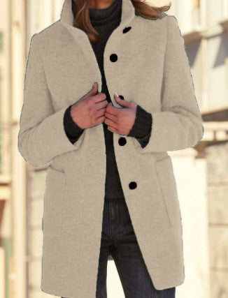 Anna | Cappotto da donna con collo alto