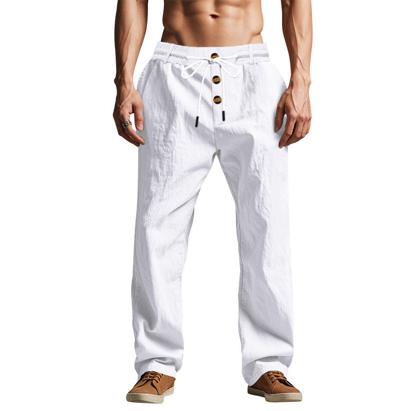 Pantaloni in lino Ruben