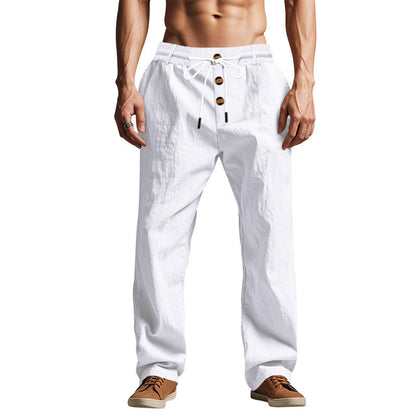 Pantaloni in lino Ruben