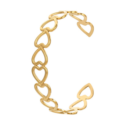 Hollow Heart Bracelet