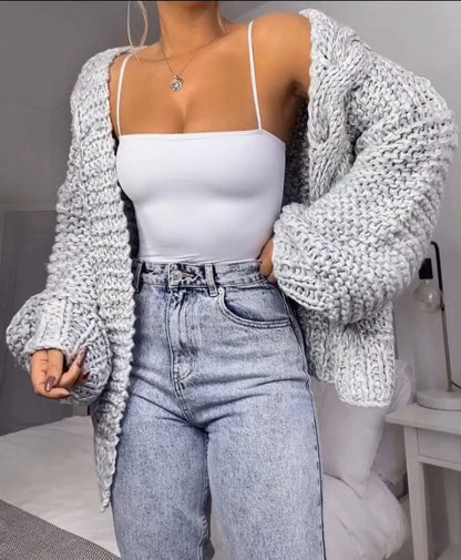 Dalia™ – Cardigan rilassato a maglia grossa