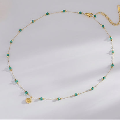 Seashell Charm Necklace