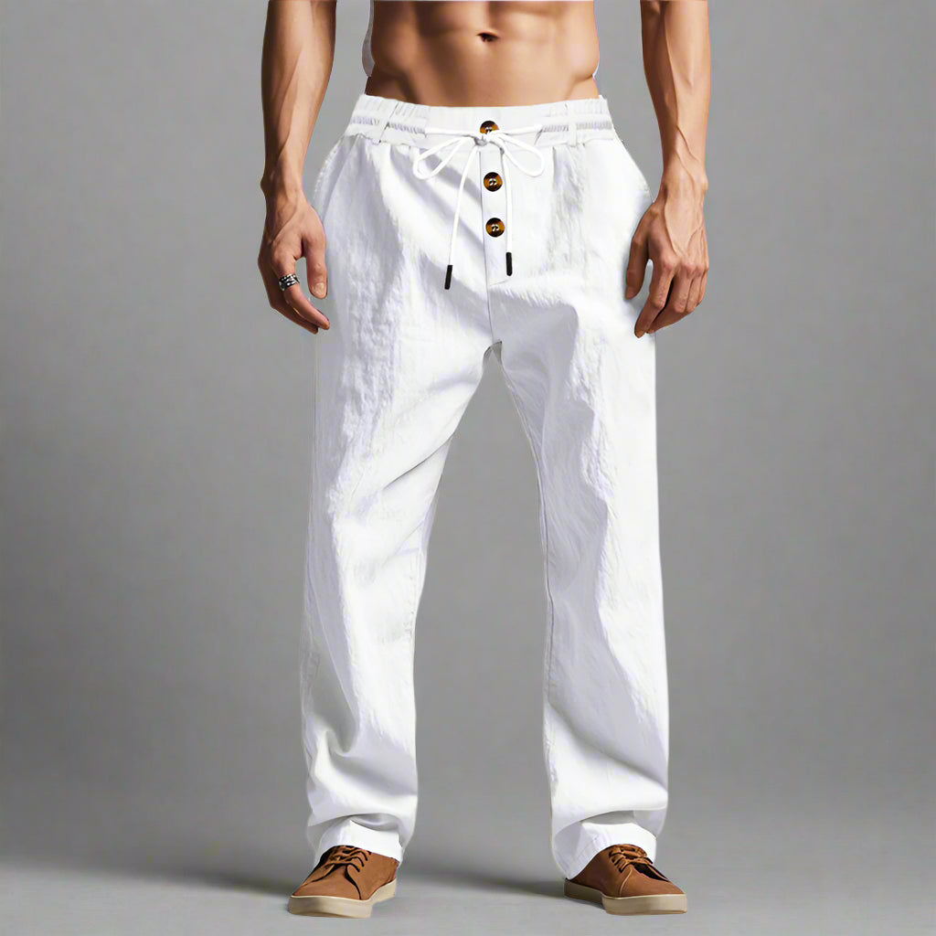 Pantaloni in lino Ruben