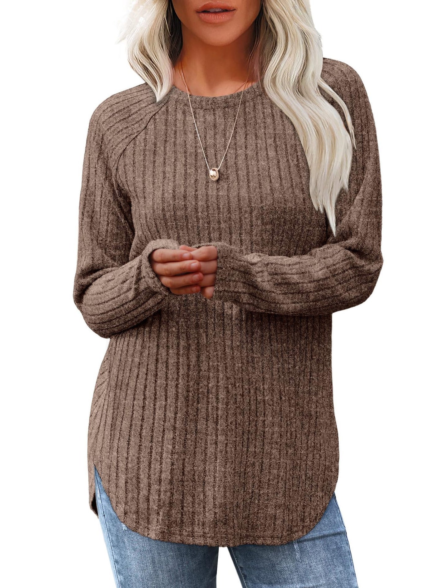 Camicia a maniche lunghe da donna per l'autunno