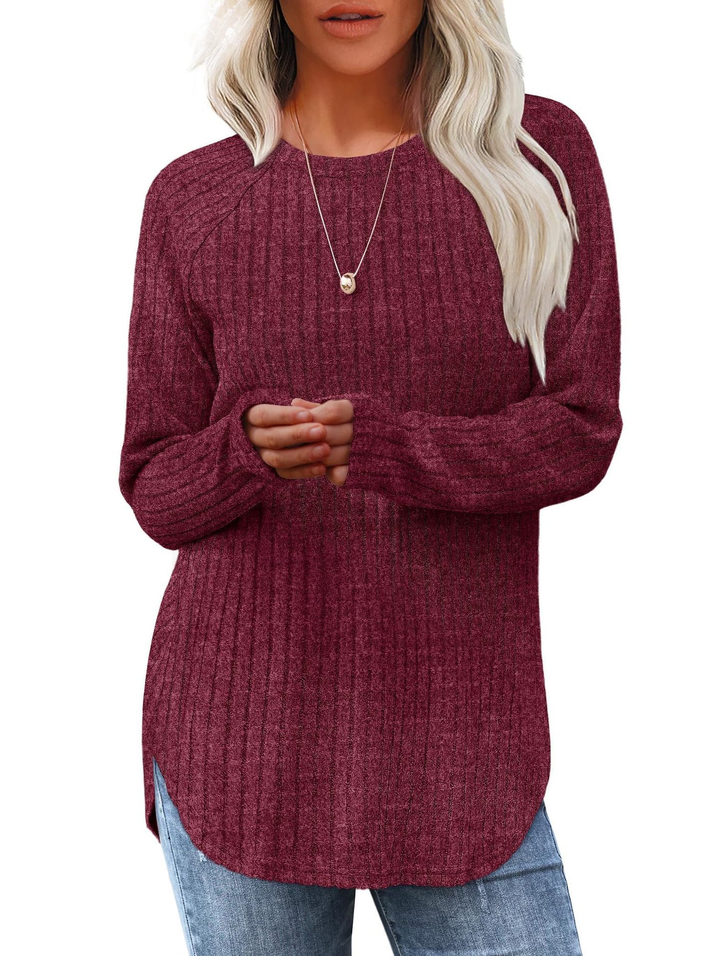 Camicia a maniche lunghe da donna per l'autunno