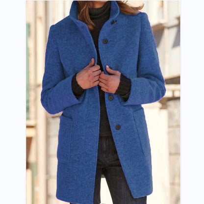 Anna | Cappotto da donna con collo alto