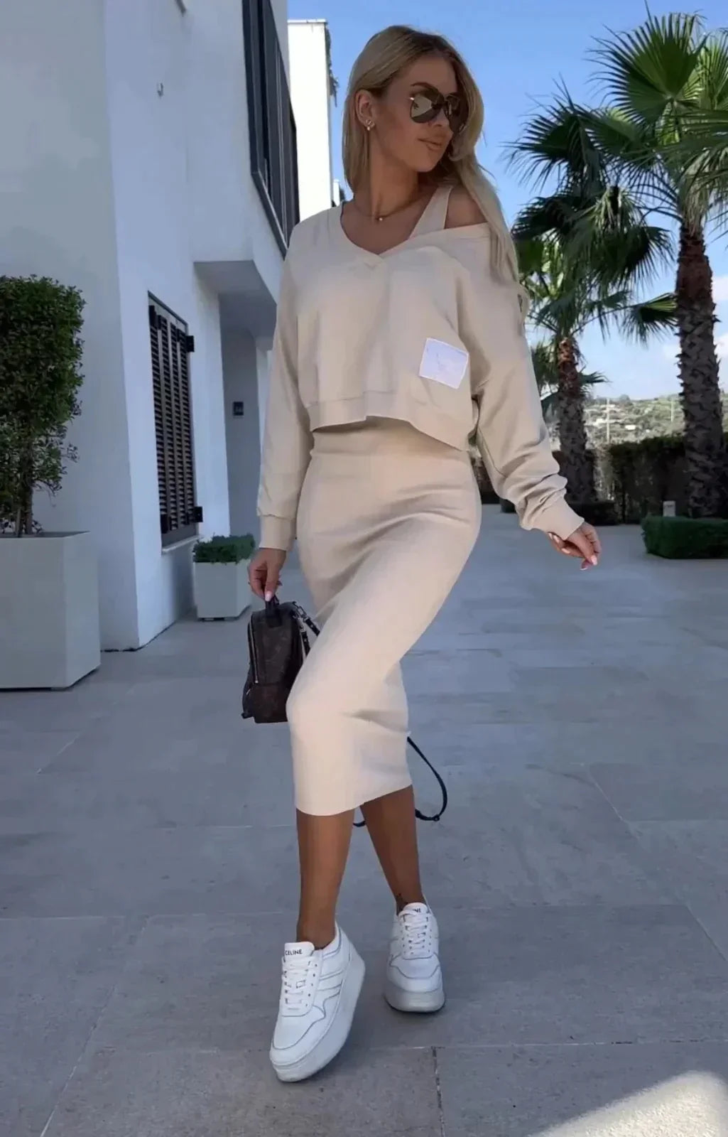 Juna - Abito Elegante Con Maglione