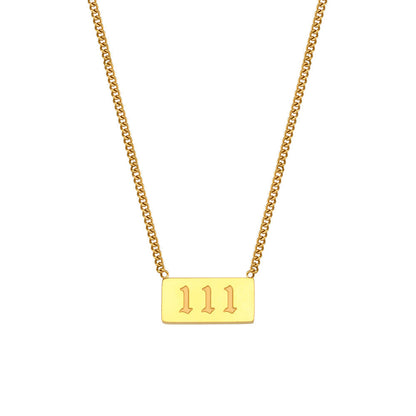 Angel Number Necklace