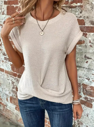 T-SHIRT MONROE WAFFLE IN MAGLIA