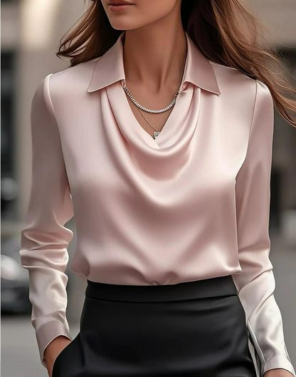 BLUSA ELEGANTE IN RASO