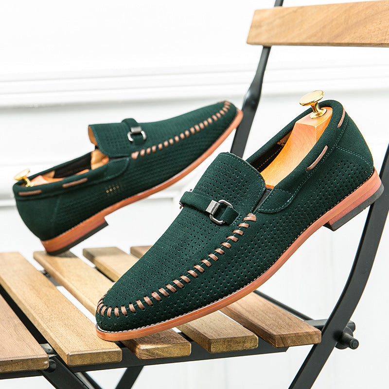 Mocassini Firenze in camoscio