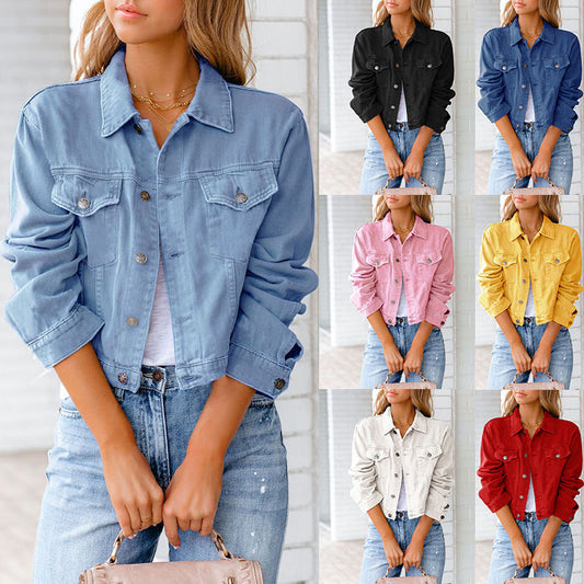 Giacca di jeans Elise Leroy Petali